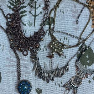 Chic Mixed Metal Necklace Collection